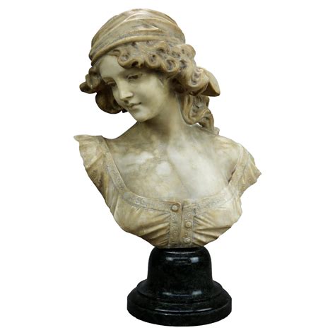 Antique Carved Italian Marble Classical Woman Bust Sculpture, Circa 1890 at 1stDibs | female ...