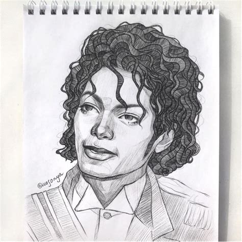 How To Draw Michael Jackson Face Step By Step