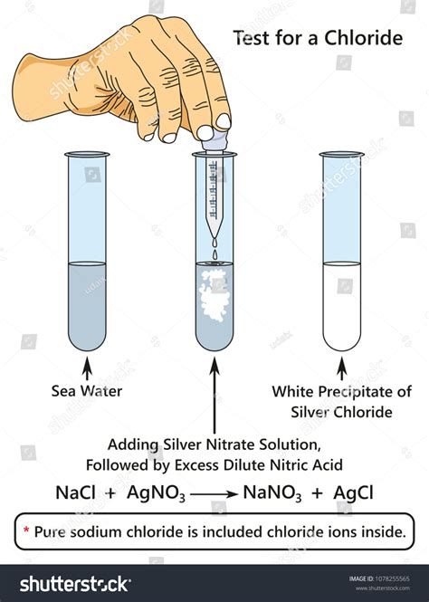 3 Reaction Silver Nitrate Solution Sodium Chloride Solution Images, Stock Photos & Vectors ...