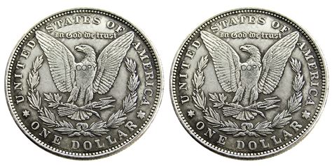 US Two Faces -CC-CC Double Eagles Morgan Dollar Silver Plated Copy Coin