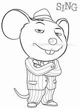 Sing Coloring Pages  Best For Kids sketch template