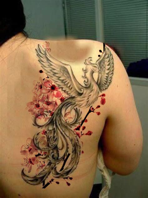 Phoenix Back Tattoo, Phoenix Tattoo Feminine, Small Phoenix Tattoos, Phoenix Tattoo Design ...