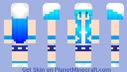 Squid Girl Minecraft Skin