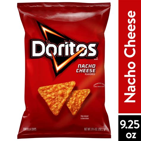 Doritos Nacho Cheese Flavored Tortilla Chips, 9.25 oz Bag - Walmart.com