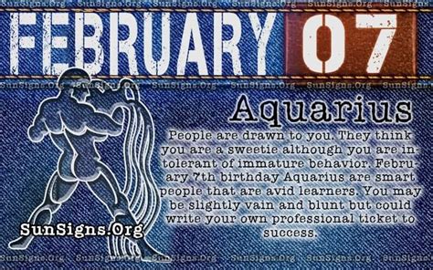 February 7 Zodiac Horoscope Birthday Personality - SunSigns.Org