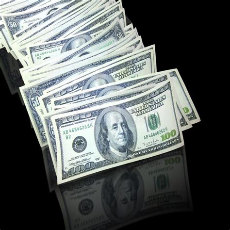 Stack of cash stock image. Image of investing, solve, reflection - 5232105