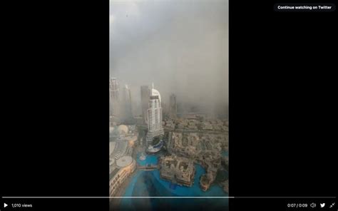 WATCH: Incredible footage of a powerful sandstorm hitting Dubai, UAE « Euro Weekly News