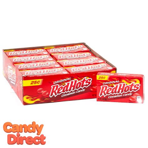 Red Hots Candy - 24ct Boxes – CandyDirect.com