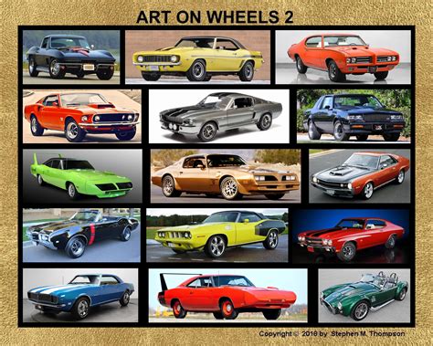 Classic Muscle Cars of the 1960's and 1970's - Etsy