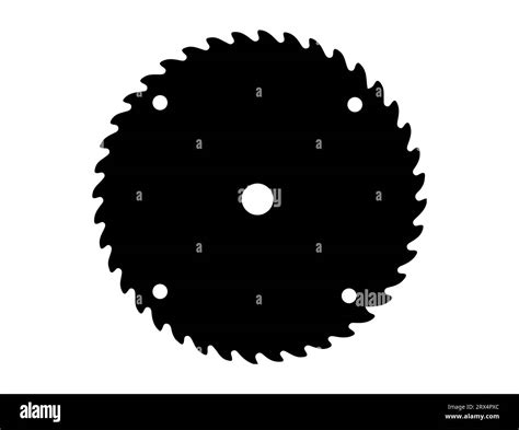Circular Saw silhouette vector art Stock Vector Image & Art - Alamy