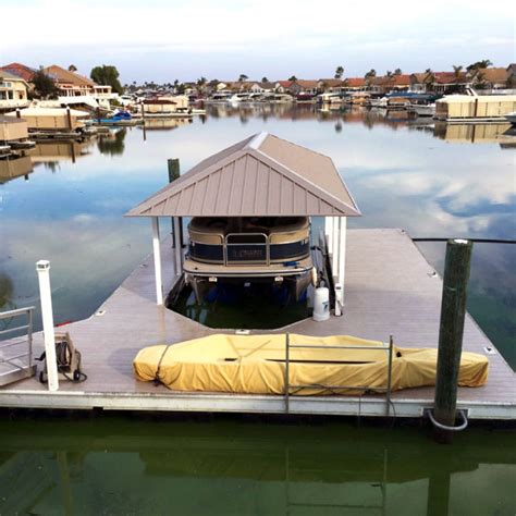 Aluminum Boat Slip Covers | Winn Decking