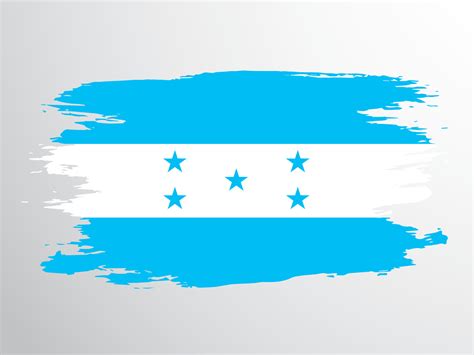 bandera del país de honduras. 12319435 Vector en Vecteezy