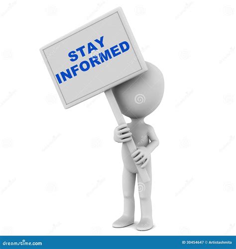 Stay Informed Red Stamp Royalty-Free Stock Photography | CartoonDealer.com #105120851