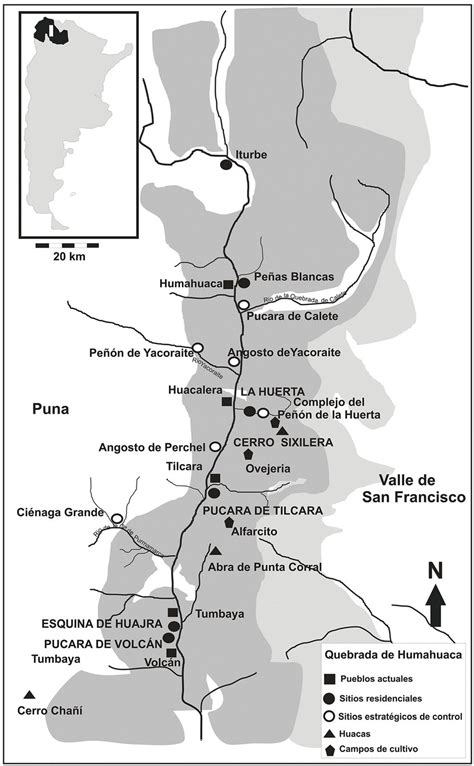 Quebrada De Humahuaca Map