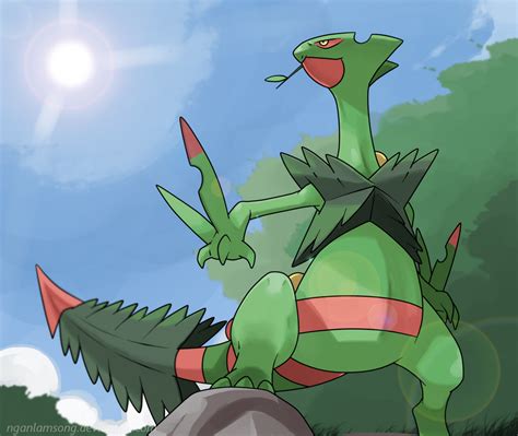 Mega Sceptile by nganlamsong on DeviantArt