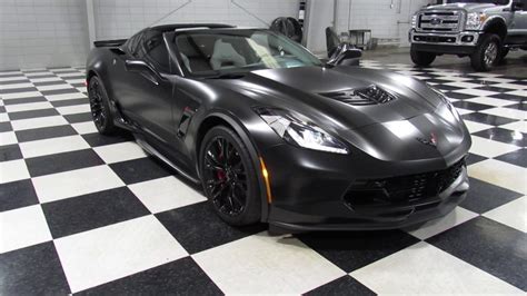 2019 CHEVY Corvette Z06 Matte Black Wrap - YouTube