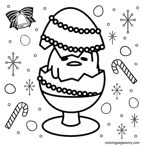 Sanrio Coloring Pages Gudetama