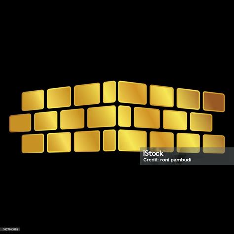 Brick Wall Vector Illustration Stock Illustration - Download Image Now - Architecture, Block ...