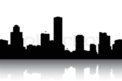 Silhouette Of Cityscape at GetDrawings | Free download