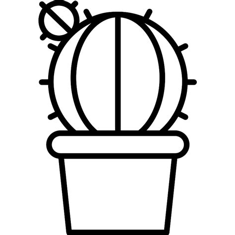 Free Cactus Outline Svg 461 SVG PNG EPS DXF File