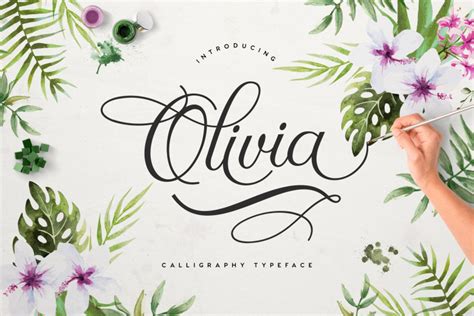 Olivia Free Script Font - Free Fonts