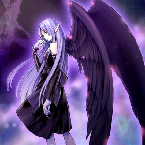 Purple Anime with wings | Anime character ideas | Pinterest | The Angel ...