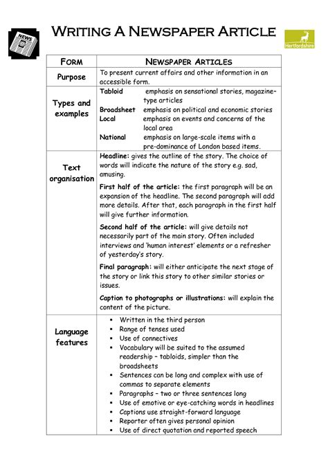 Newspaper Article Template: A Guide For 2023 - Free Sample, Example ...