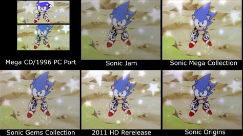 Sonic CD - Ending Scene Comparison - YouTube