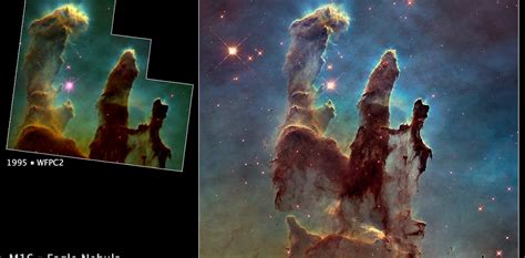 The pillars of creation - a glimpse into how stars are born