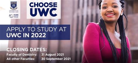 UWC Online Application 2022 - University of the Western Cape