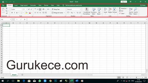 Menu Bar Pada Microsoft Excel Dan Fungsinya - Chordtela