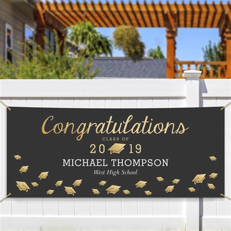 Personalized Graduation Photo Banner | GiftsForYouNow