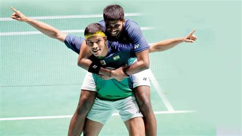 French Open badminton: Satwiksairaj Rankireddy, Chirag Shetty win men's ...