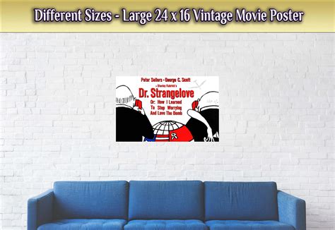 Dr Strangelove Poster Vintage Movie Poster 1964 Poster Film - Etsy