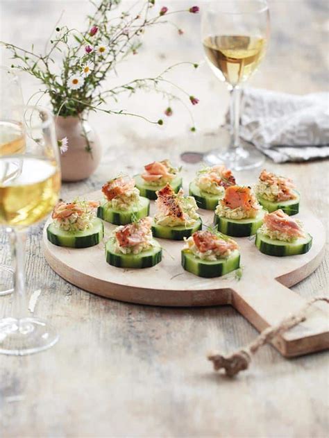 Cucumber Canapés With Dill Mascarpone and Smoked Trout - Motorhomes ...