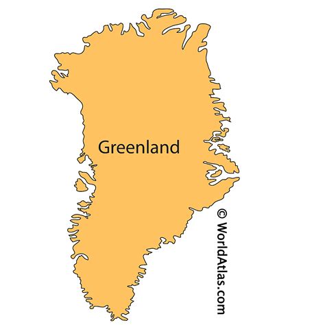 Mapas de Groenlandia - Atlas del Mundo