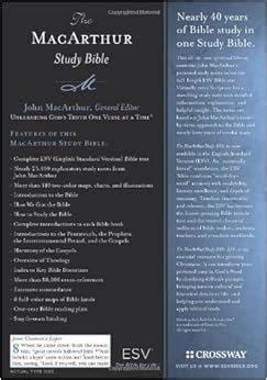 ESV MacArthur Study Bible (Premium Calfskin, Black): John MacArthur: 9781433521454: Amazon.com ...