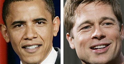 Did you know that Barack Obama Is Brad Pitt’s Ninth Cousin? - The Frisky