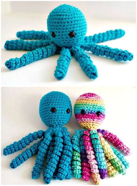 15 Free Crochet Octopus Patterns ⋆ DIY Crafts