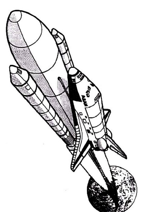 Rocket Ship Coloring Pages - ClipArt Best