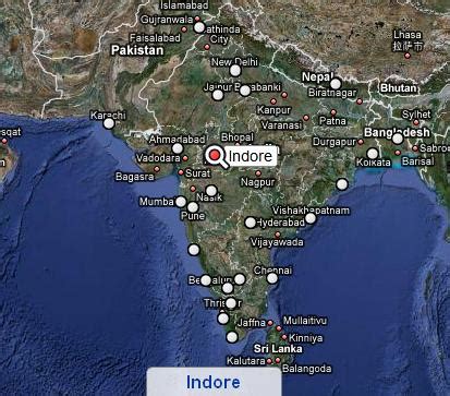 indore Map and indore Satellite Images