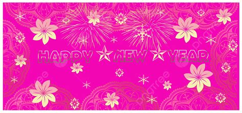 Happy New Year Pink Background Image, Happy New Year, Merry Christmas ...