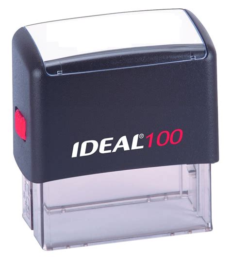 Ideal 100 Replacement Ink Pad R100 RED Ink | eBay