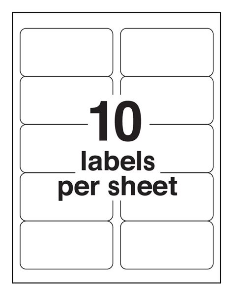 Free Blank Shipping Label Template