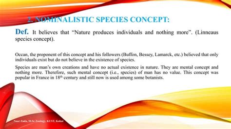 Species concept | PPT