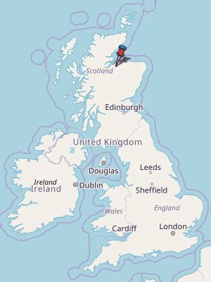 Nairn Map Great Britain Latitude & Longitude: Free Scotland Maps