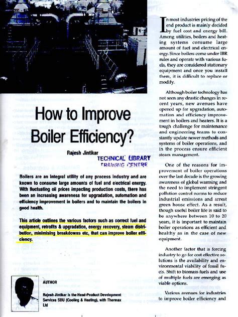 Boiler's Efficiency | PDF | Entertainment (General)