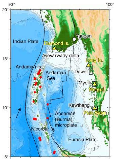 Tectonic map showing the epicenter of the Sumatra Earthquake and... | Download Scientific Diagram