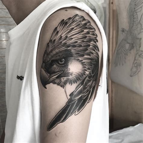 paintedrabbit: “ A Philippine Eagle for Francis. Thanks dude! #eagletattoo #philippineeagle # ...