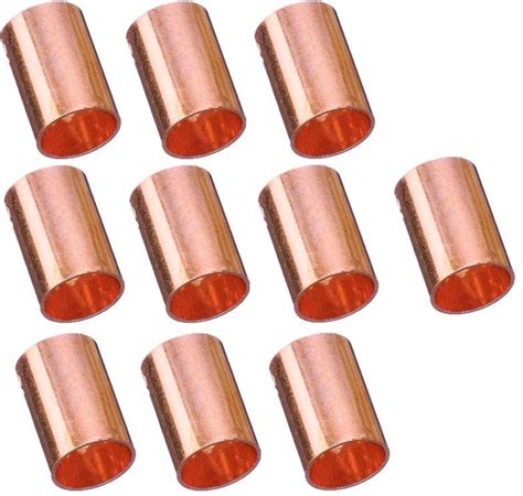 Brown Polished Copper Pipe Couplings, Certification : ISI Certified ...